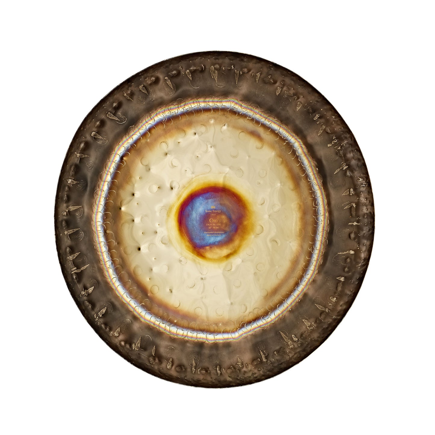 MEINL Sonic Energy Om Gong 32" - 136.10 Hz/C#2/Heart Chakra detail view 3 at Luna Panther