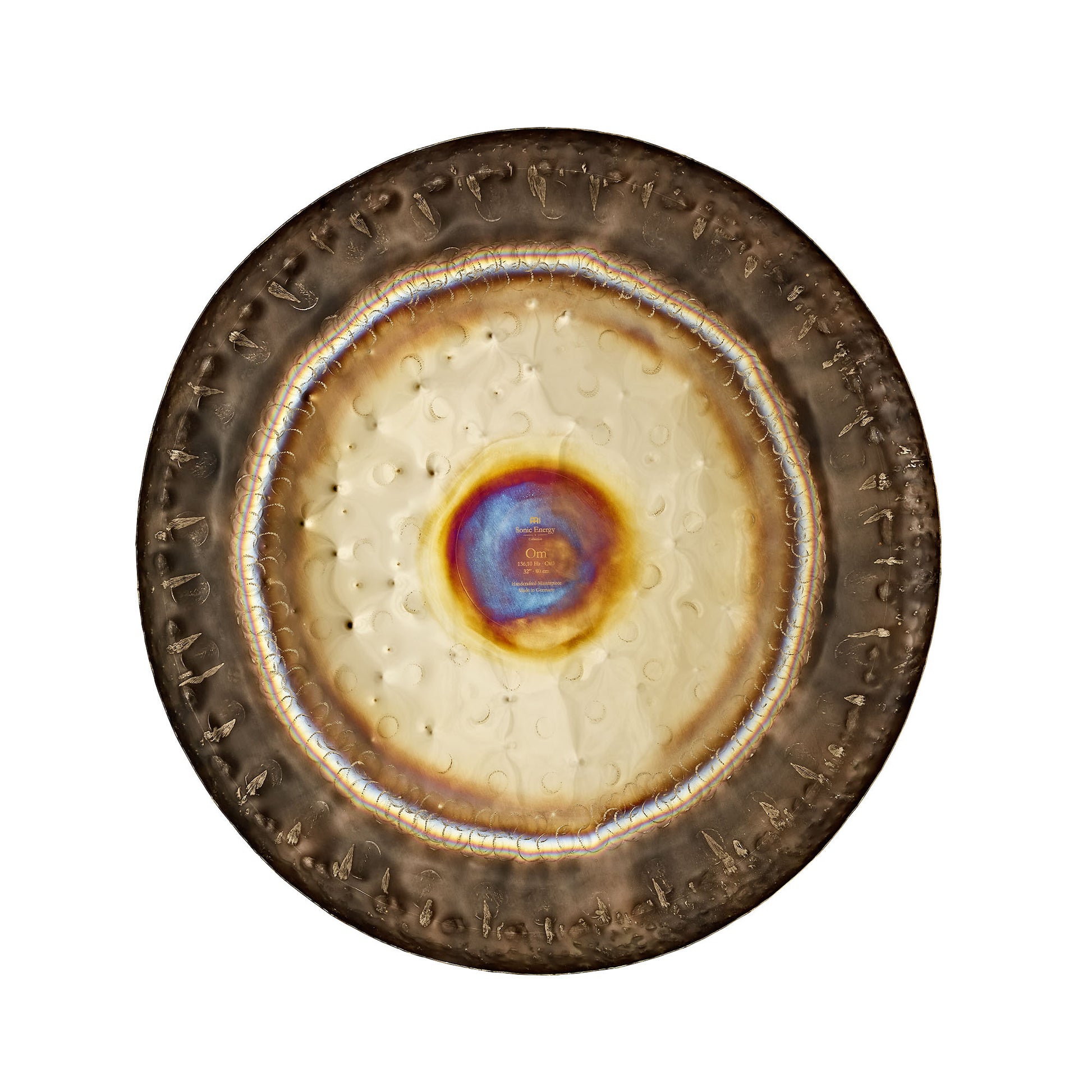 MEINL Sonic Energy Om Gong 32" - 136.10 Hz/C#2/Heart Chakra detail view 3 at Luna Panther