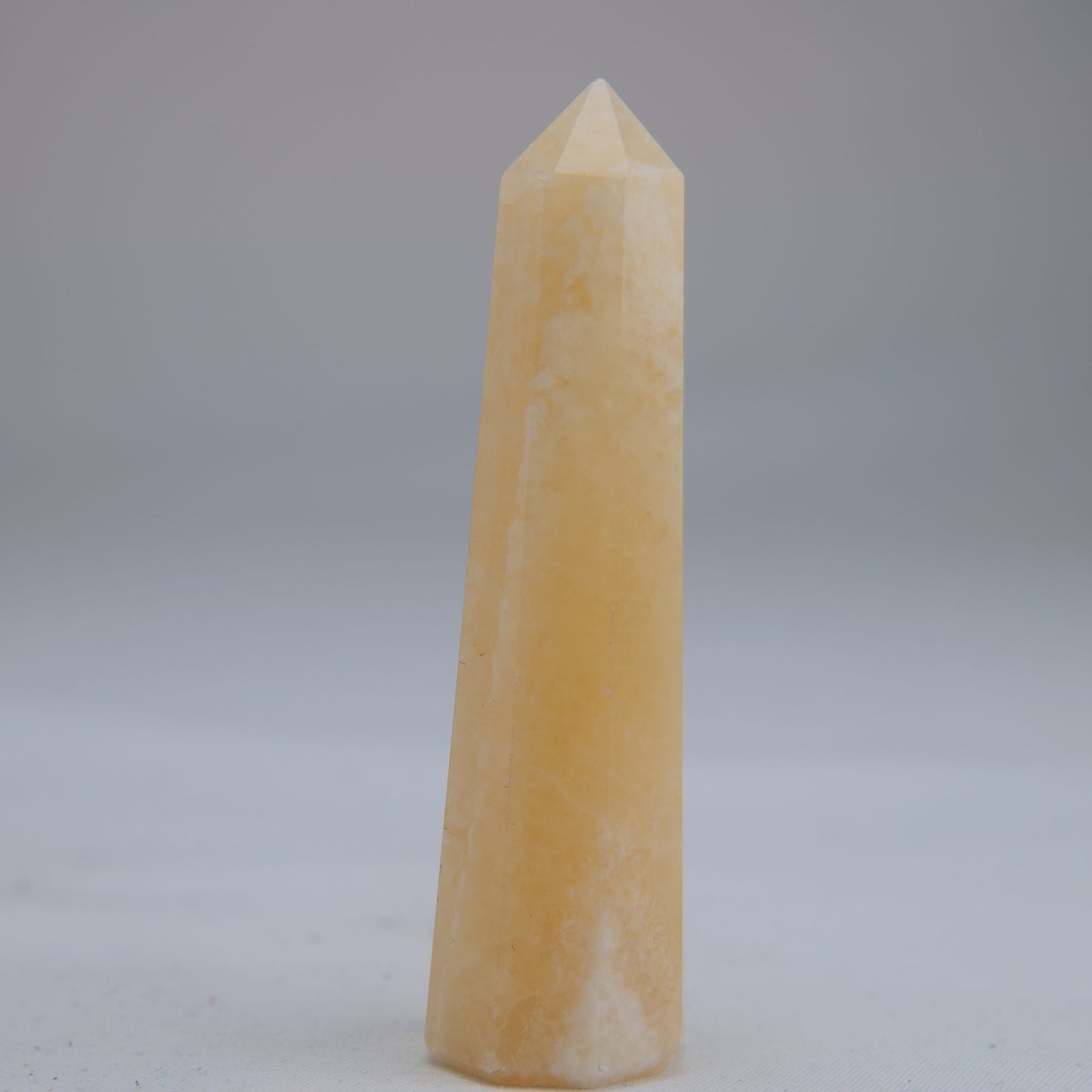 Yelow Banded Calcite Point 44g side