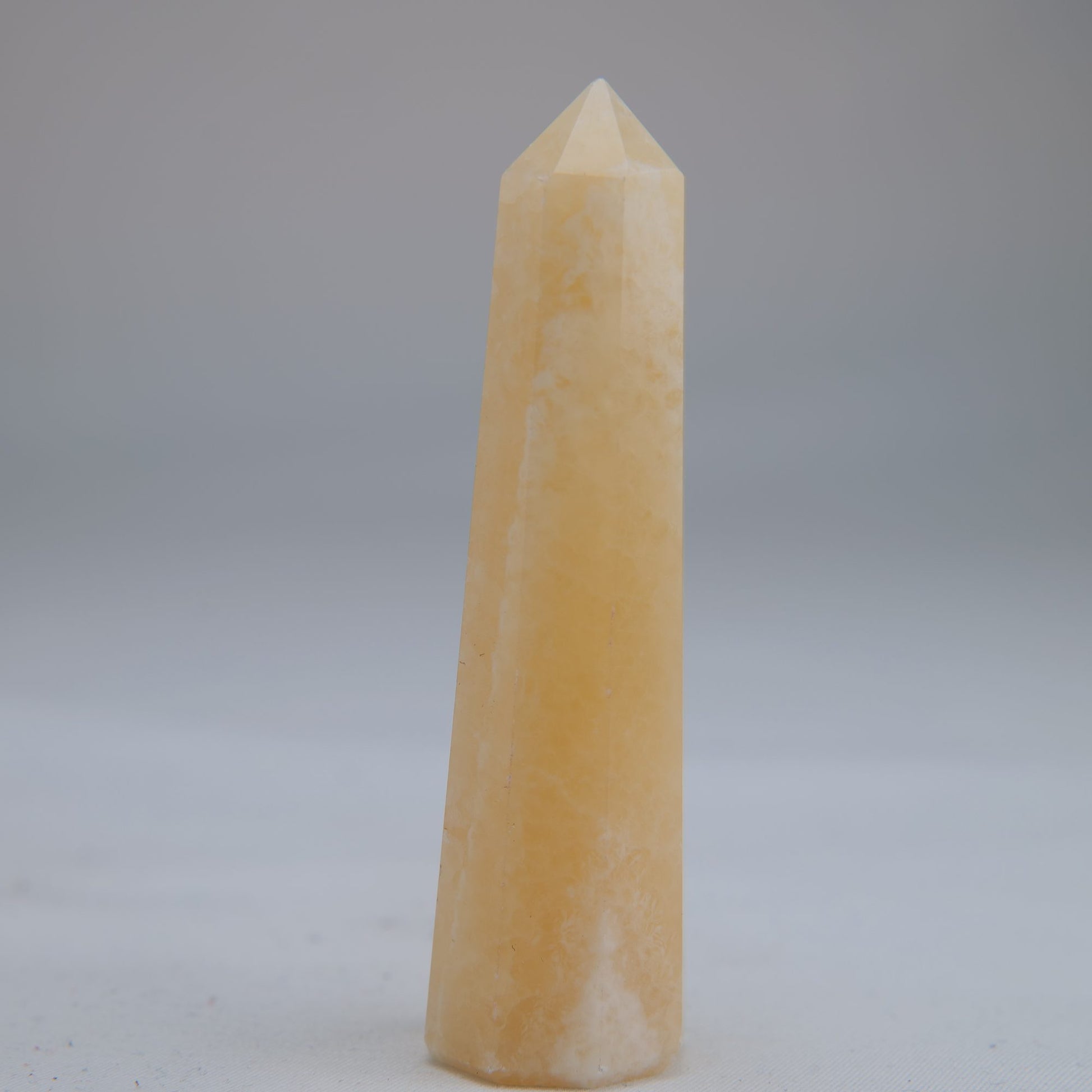 Yelow Banded Calcite Point 44g side