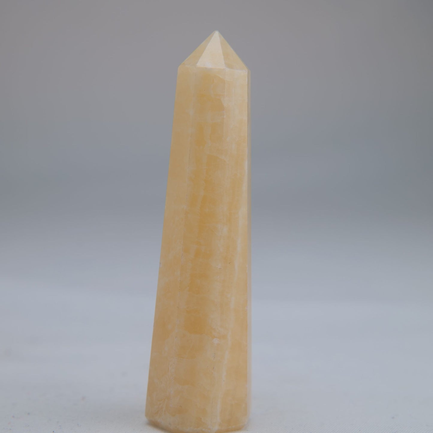 Yelow Banded Calcite Point 44g side-2