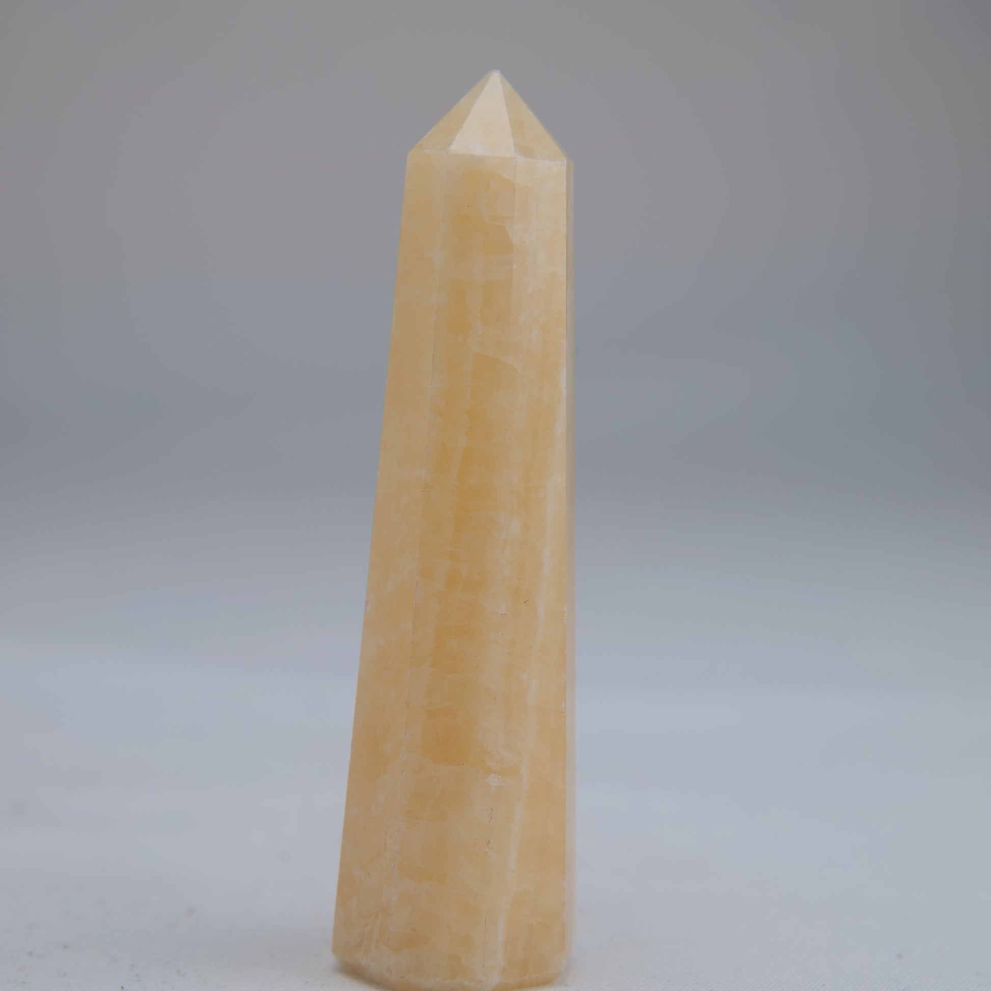 Yelow Banded Calcite Point 44g side-2