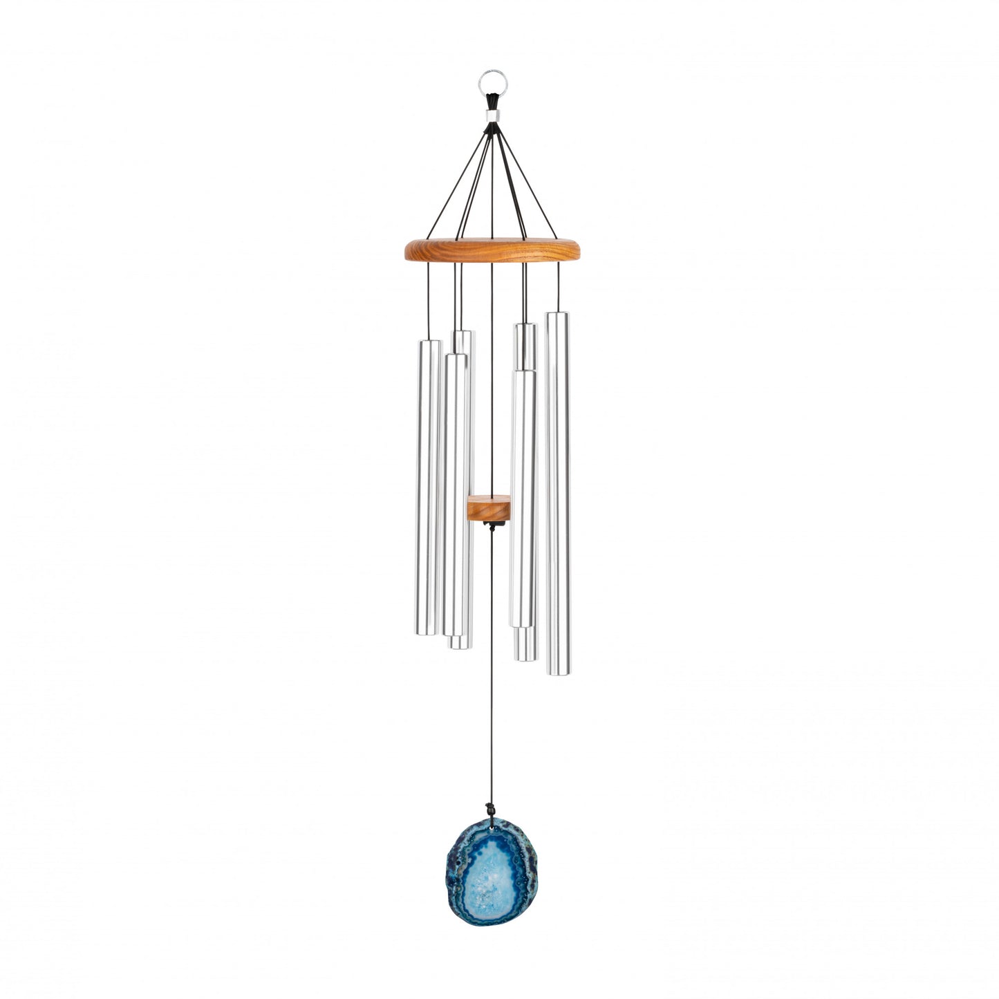 MEINL Sonic Energy Blue Agate Meditation Chime 29"/73 cm - 432 Hz - Silver at Luna Panther