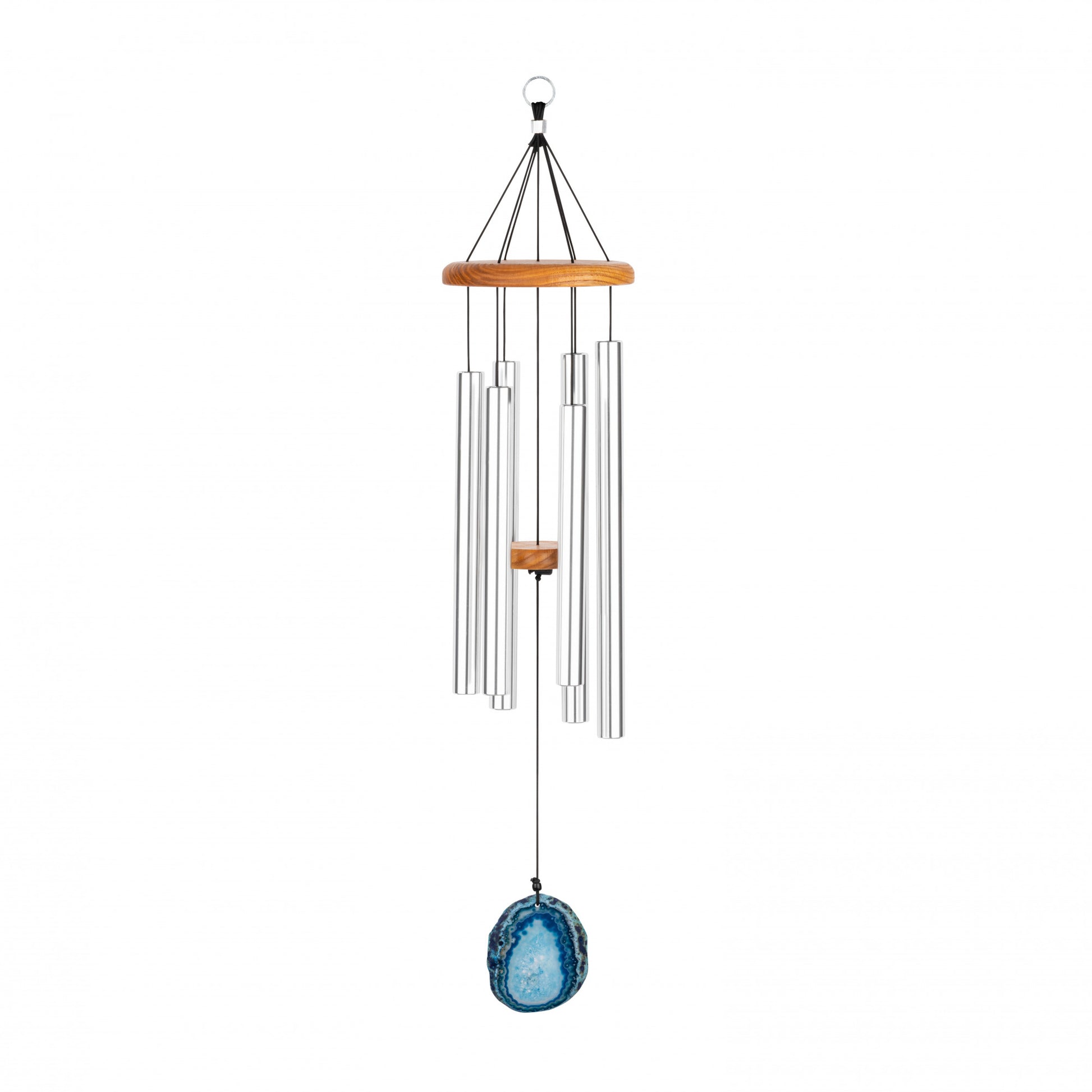 MEINL Sonic Energy Blue Agate Meditation Chime 29"/73 cm - 432 Hz - Silver at Luna Panther