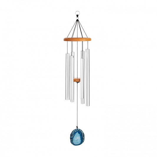 MEINL Sonic Energy Blue Agate Meditation Chime 29"/73 cm - 432 Hz - Silver at Luna Panther