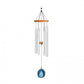 MEINL Sonic Energy Blue Agate Meditation Chime 29"/73 cm - 432 Hz - Silver at Luna Panther