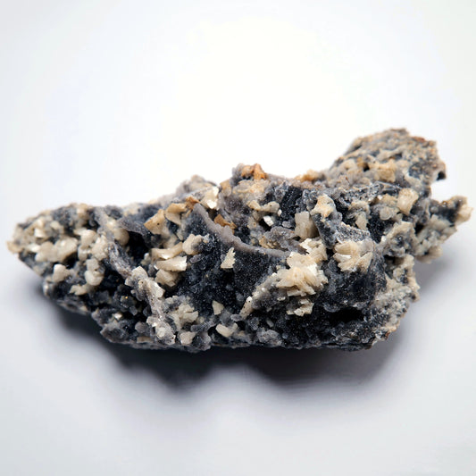 Calcite Crystal Cluster on Dark Matrix - 132g - Luna Panther