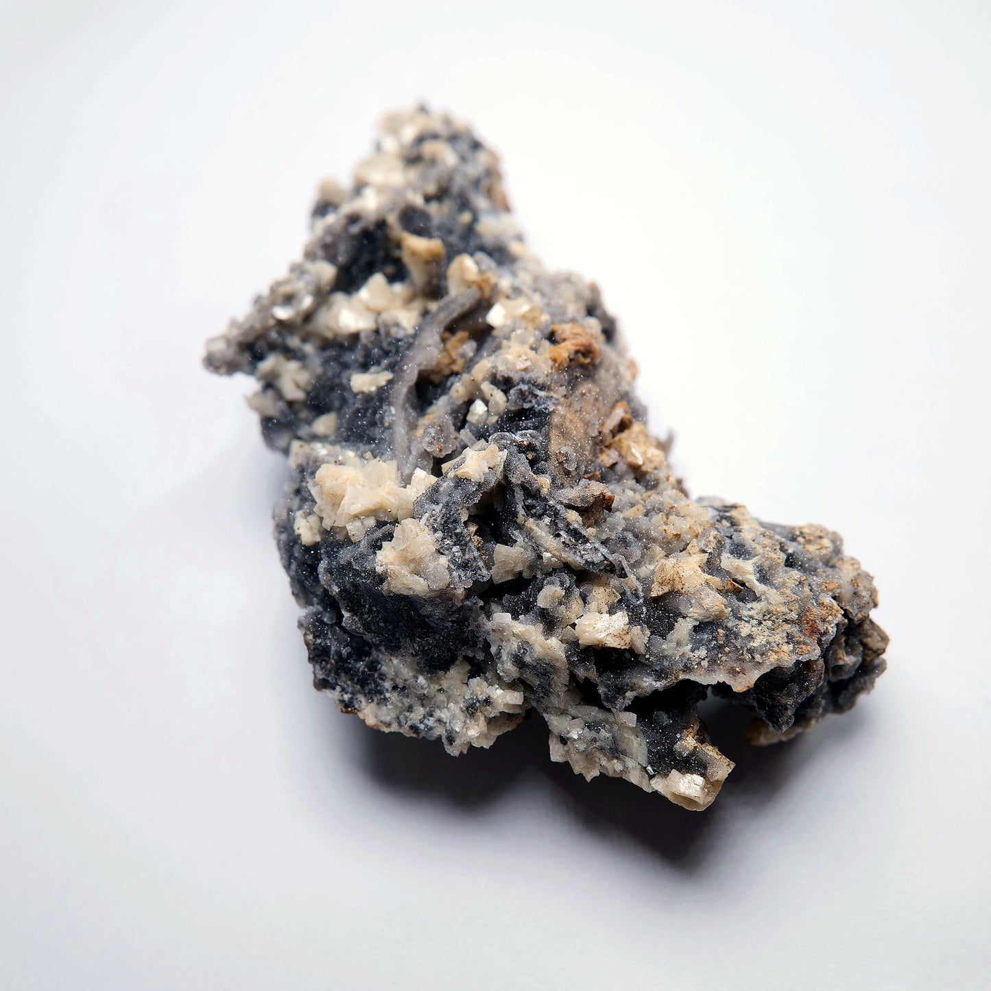 Calcite Crystal Cluster on Dark Matrix - 132g - Luna Panther