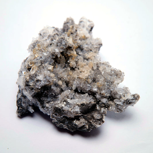 Calcite Crystal Cluster on Dark Matrix - 94g - Luna Panther