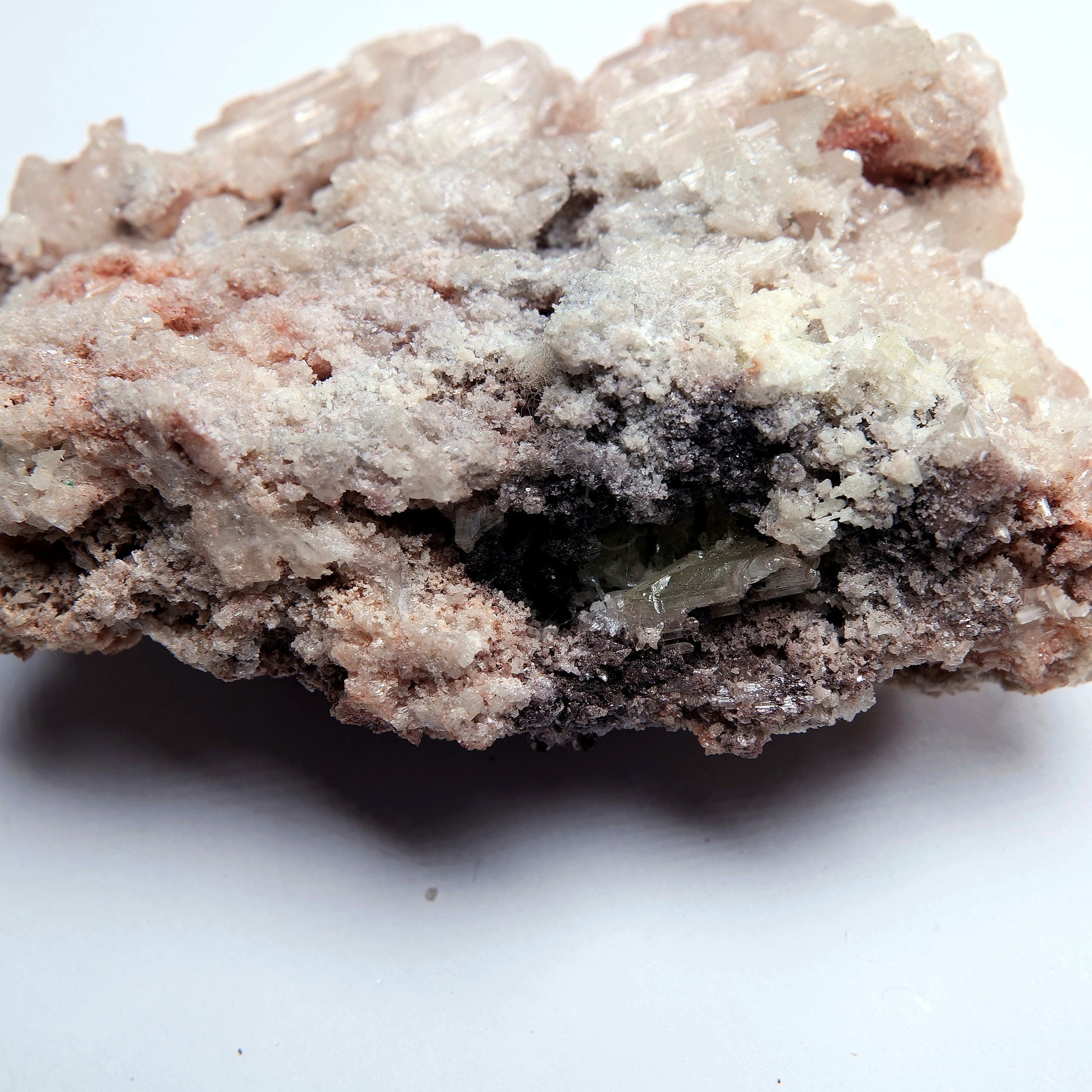 Calcite & Quartz on Matrix - 296g - Luna Panther