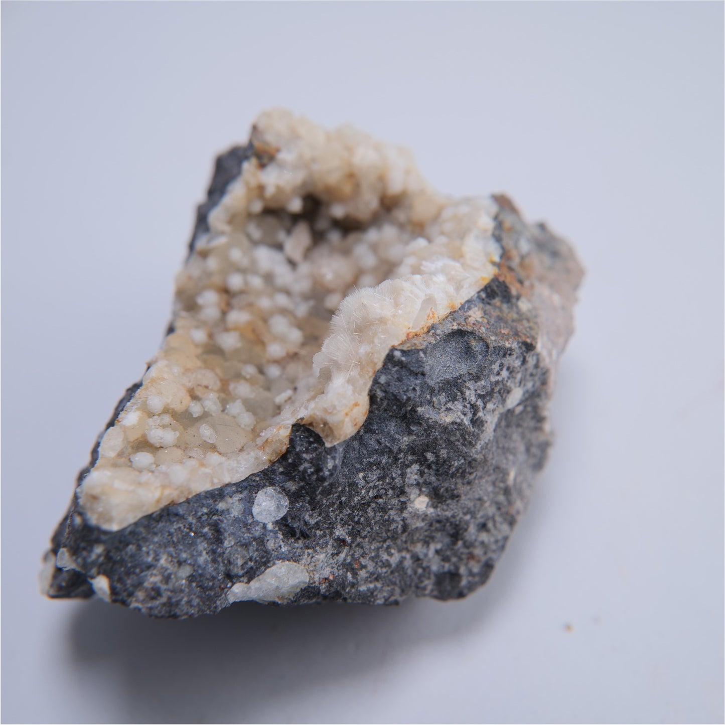 Calcite & Thomsonite from Punta del Aguila, Playa Blanca, Spain - 130.95g