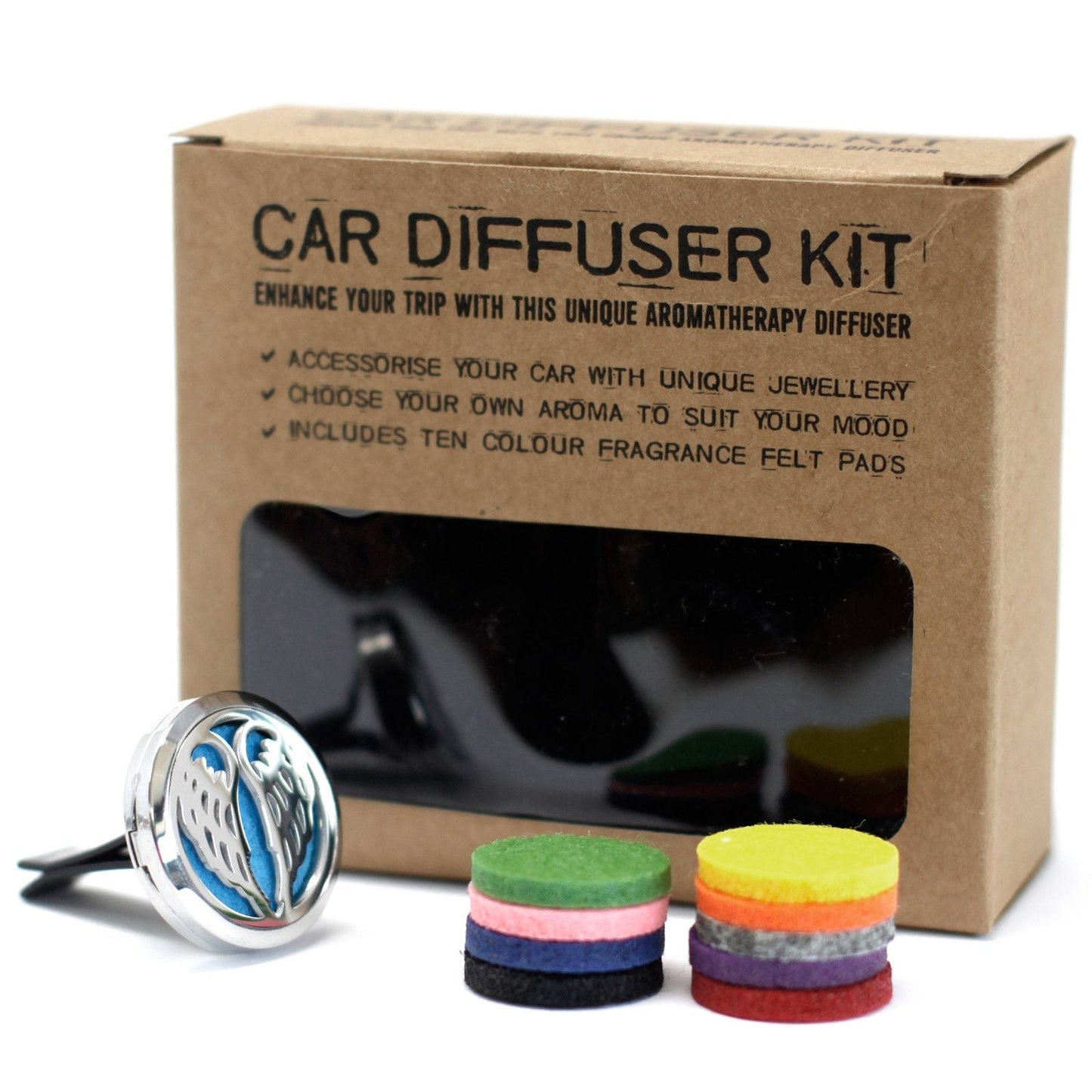 Car Diffuser Kit - Angel Wings - 30mm - Luna Panther