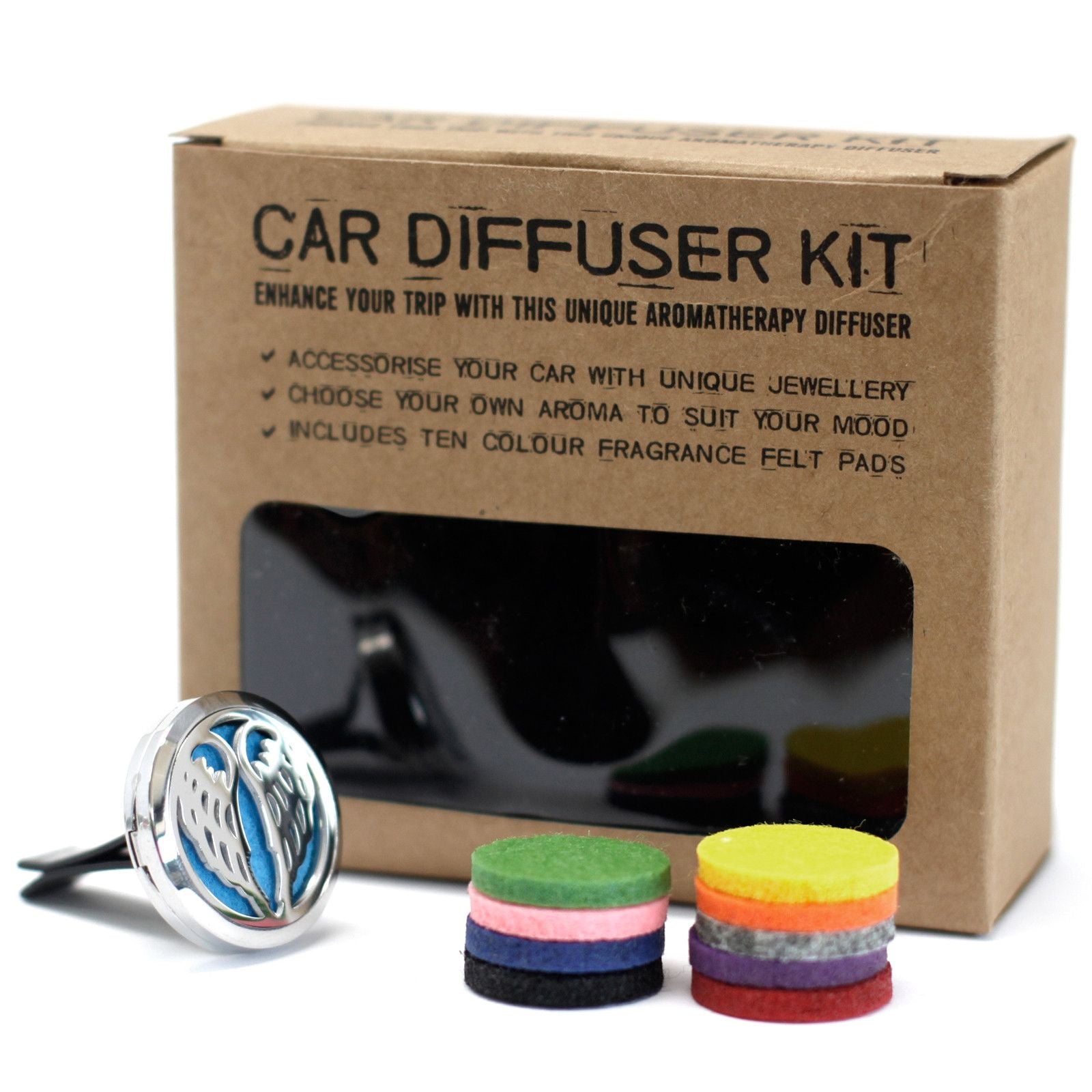Car Diffuser Kit - Angel Wings - 30mm - Luna Panther