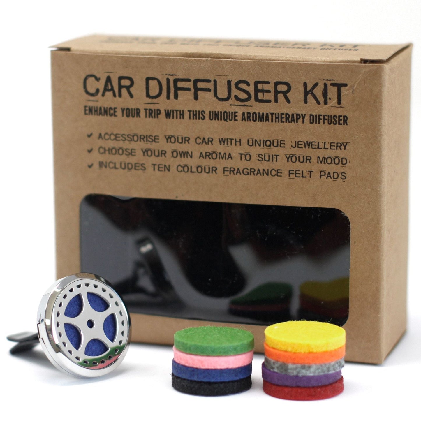 Car Diffuser Kit - Auto Wheel - 30mm - Luna Panther