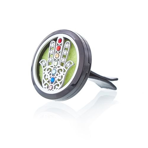 Car Diffuser Kit - Hamsa - 30mm - Luna Panther