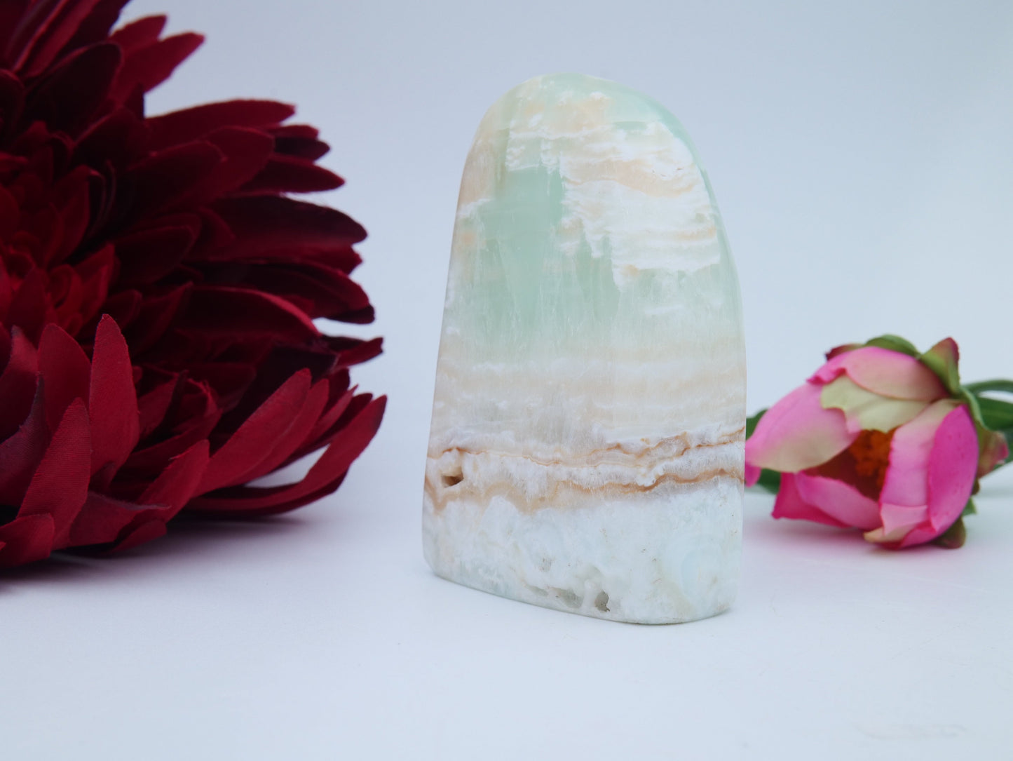 Caribbean Calcite Freeform — 222 g - Luna Panther