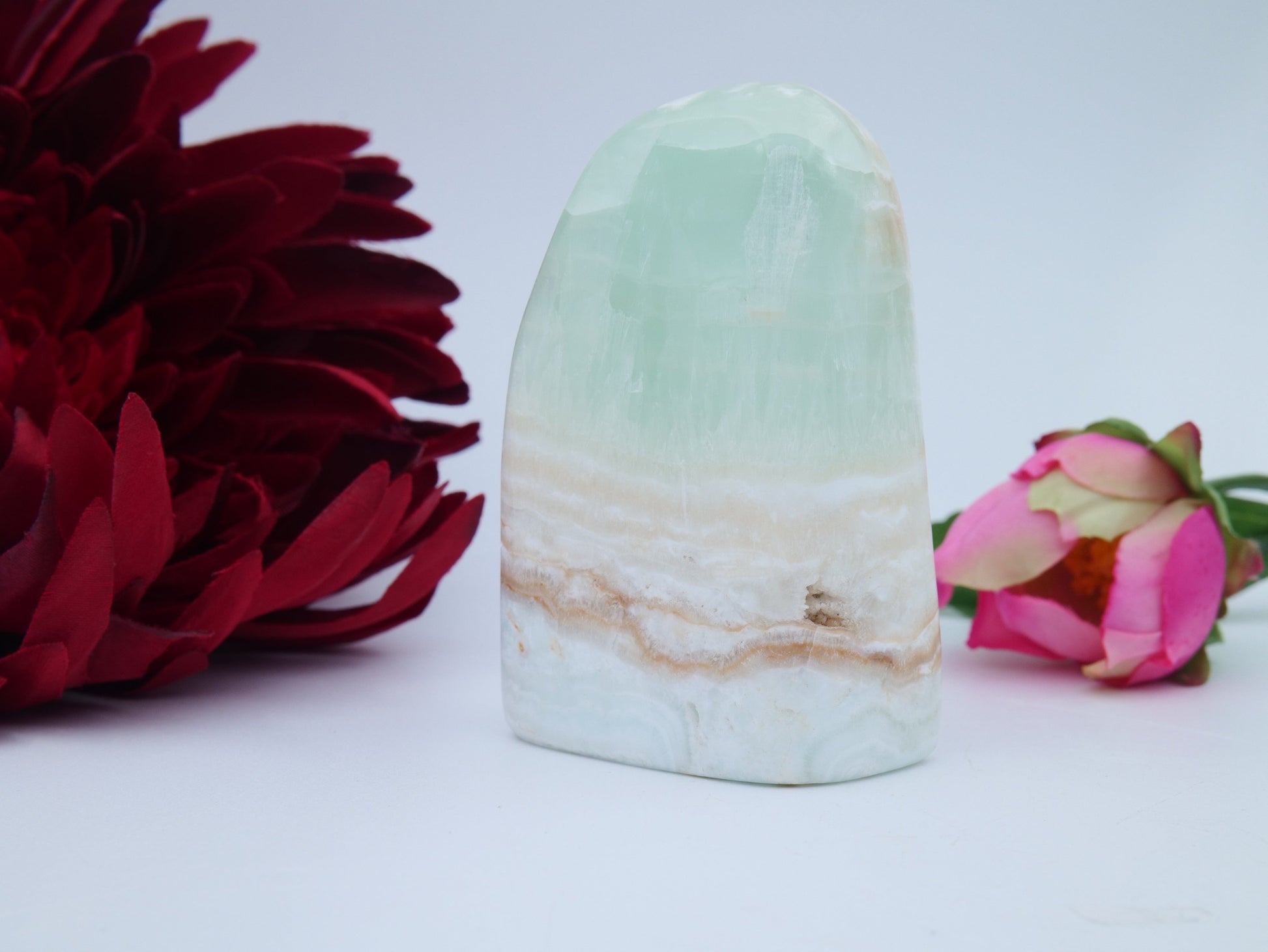 Caribbean Calcite Freeform — 222 g - Luna Panther