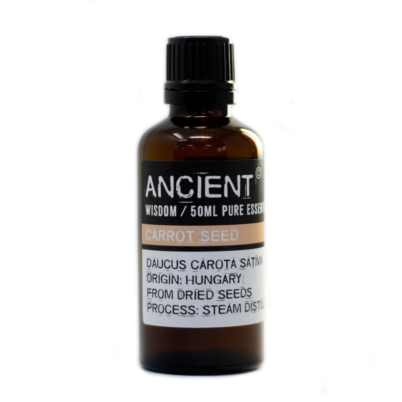 Polished Carrot Seed 50ml featuring natural patterning and unique variations - Luna Panther