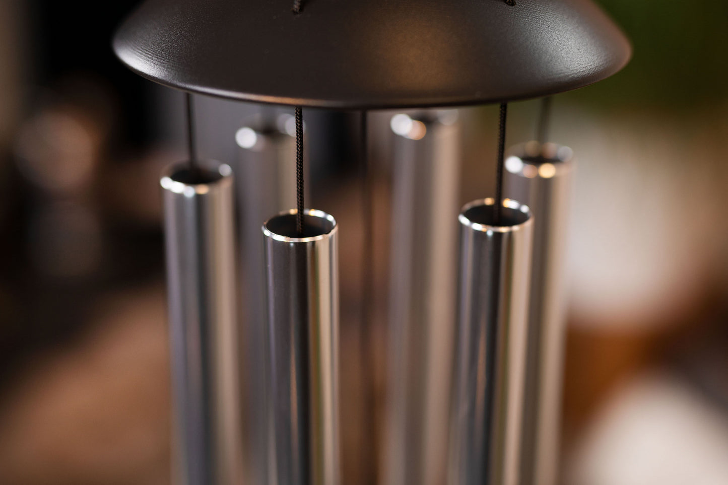 MEINL Sonic Energy Moon Meditation Chime 32"/80 cm - 432 Hz - Round Arch/Silver detail view 8 at Luna Panther
