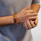 Cedarwood Root Chakra Bangle with Red Jasper - Luna Panther