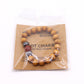Cedarwood Root Chakra Bangle with Red Jasper - Luna Panther