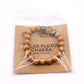 Cedarwood Solar Plexus Chakra Bangle with Citrine - Luna Panther