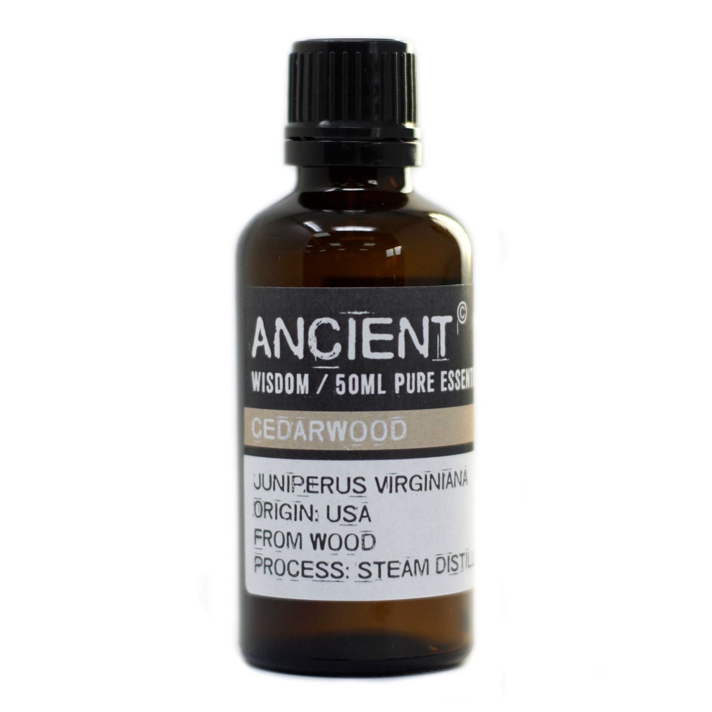 Polished Cedarwood Virginian 50ml featuring natural patterning and unique variations - Luna Panther