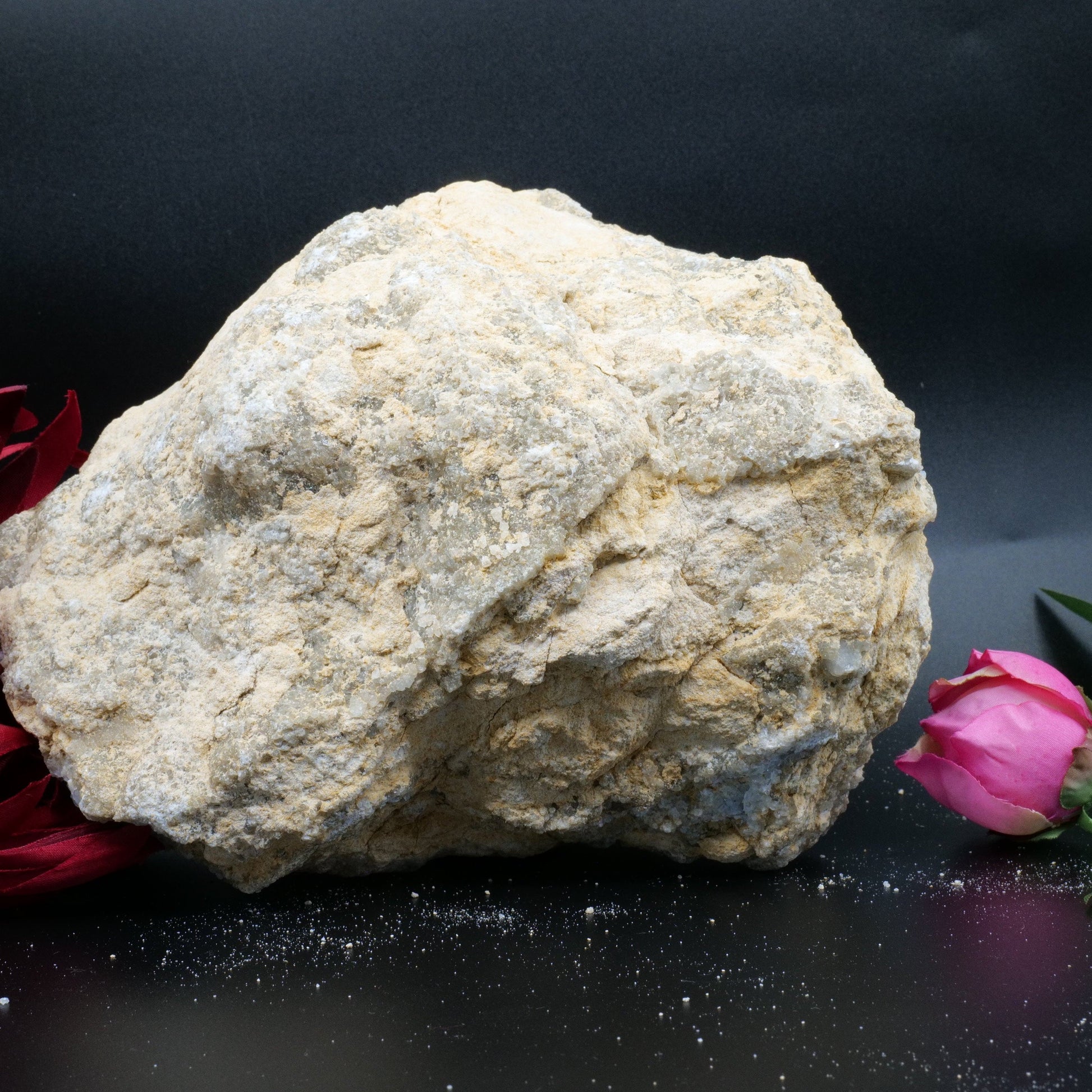 Natural Celestite Geode Cluster 3579G featuring pale sky-blue tone and soft translucence - Luna Panther