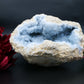 Natural Celestite Geode Cluster 3579G featuring pale sky-blue tone and soft translucence - Luna Panther
