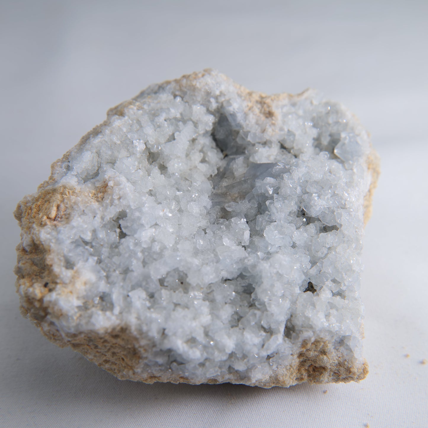 Celestite Geode Cluster Madagascar 728g - Luna Panther