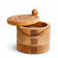 Celtic Carved 3 Tier Revolving Box — craft storage boxes & cases, image 3 of 5.