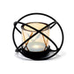 Centrepiece Iron Votive Candle Holder - 1 Cup Single Ball - Luna Panther