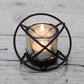 Centrepiece Iron Votive Candle Holder - 1 Cup Single Ball - Luna Panther