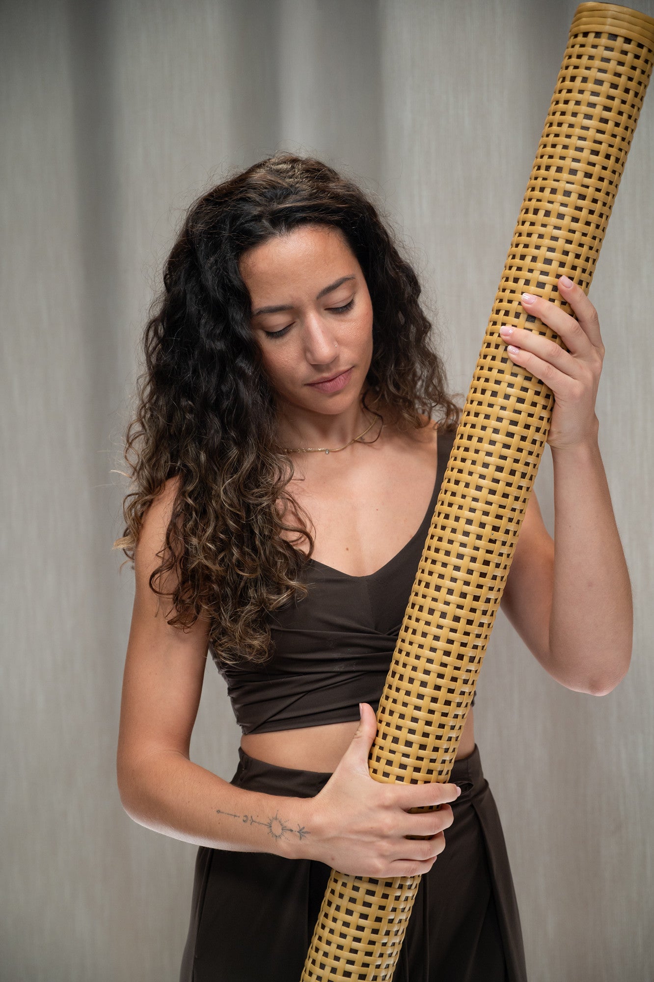 MEINL Sonic Energy Synthetic Rattan Rainstick, Large detail view 3 at Luna Panther