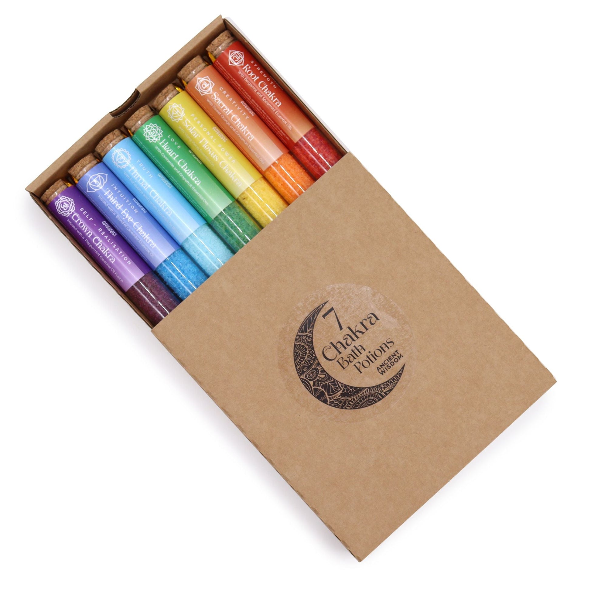 Chakra Bath Salt - Gift Pack of 7 - Luna Panther