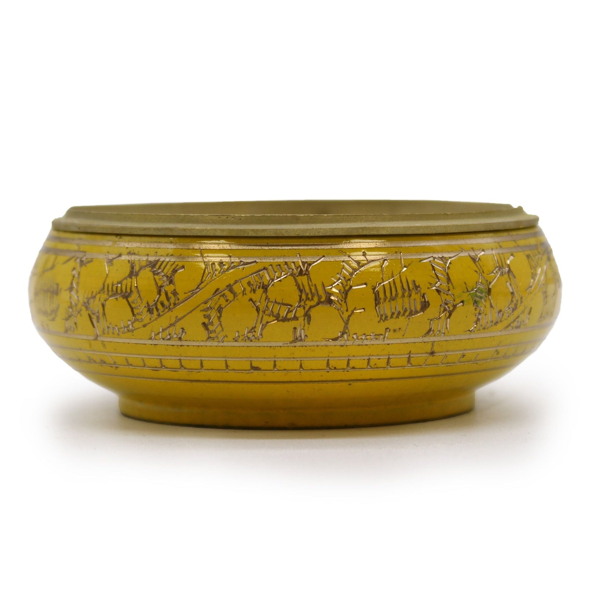 Chakra Charcoal Incense Jar - Solar Plexus - Luna Panther