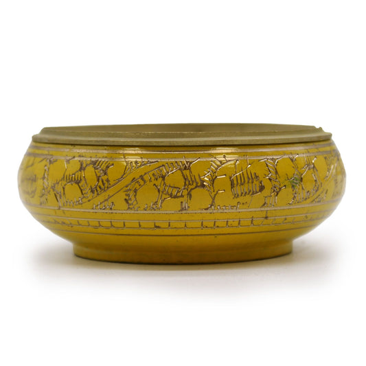 Chakra Charcoal Incense Jar - Solar Plexus - Luna Panther