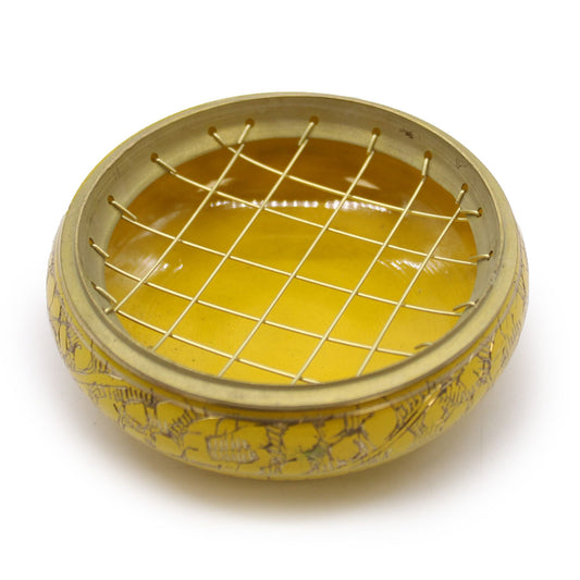 Chakra Charcoal Incense Jar - Solar Plexus - Luna Panther alternate view