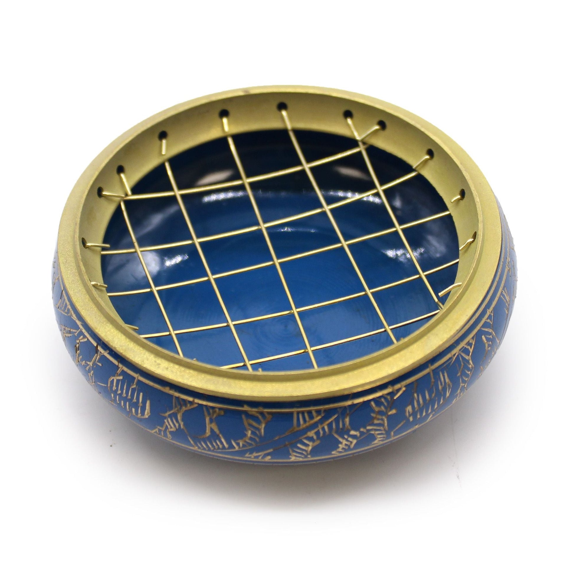 Chakra Charcoal Incense Jar - Third Eye - Luna Panther