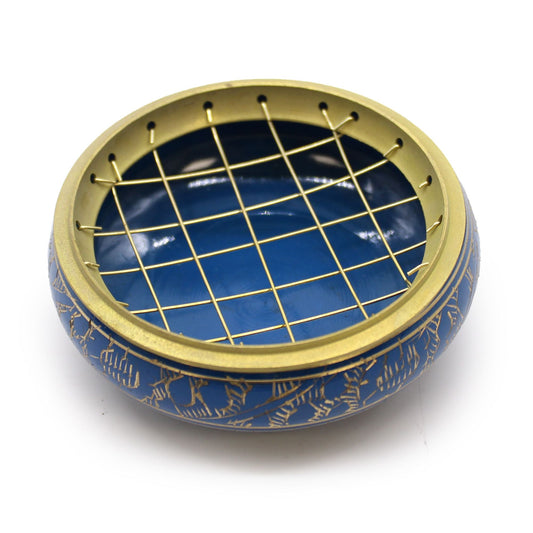 Chakra Charcoal Incense Jar - Third Eye - Luna Panther