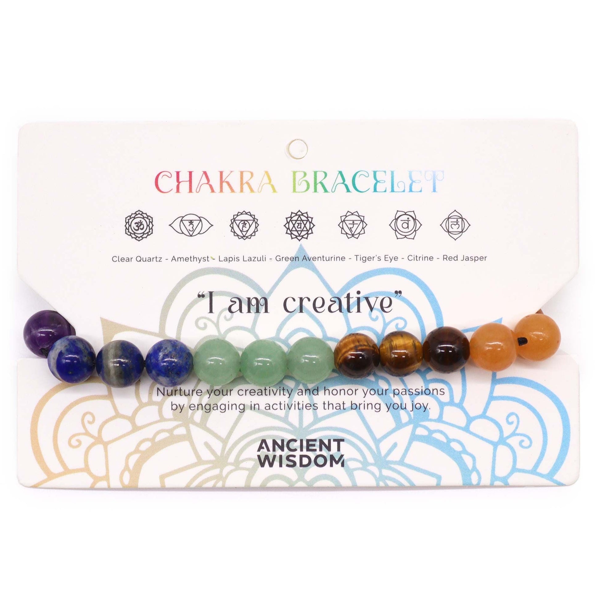 Chakra String Bracelet - 21 Stones - Luna Panther