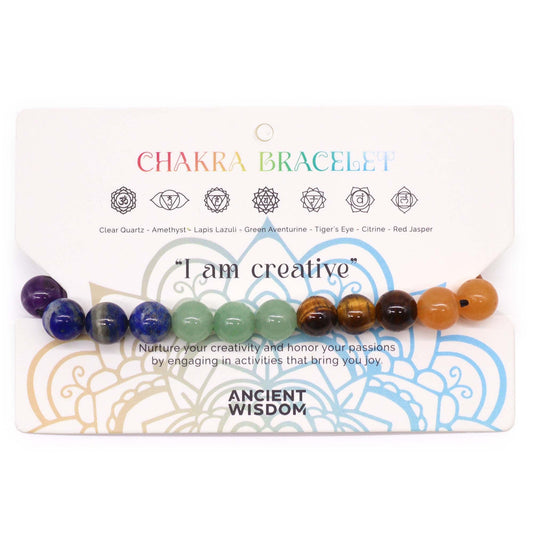 Chakra String Bracelet - 21 Stones - Luna Panther alternate view