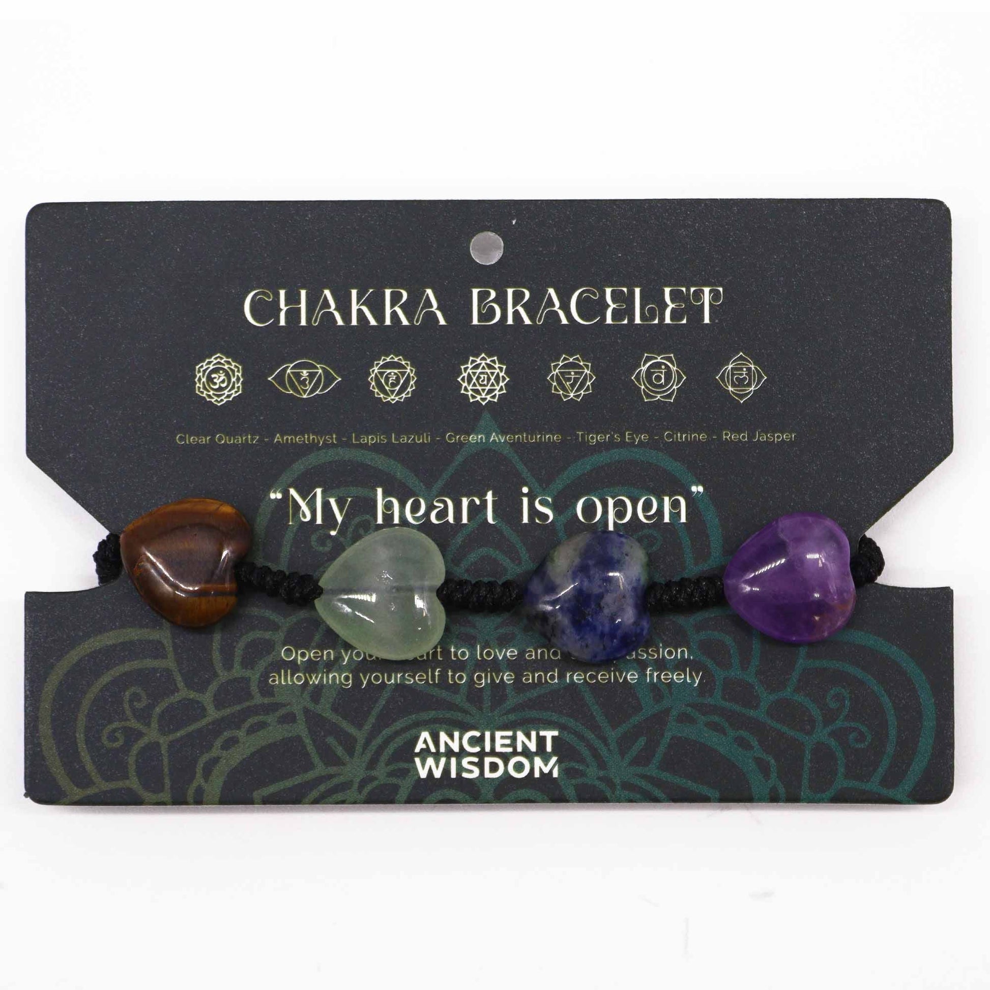 Chakra String Bracelet - Hearts - Luna Panther