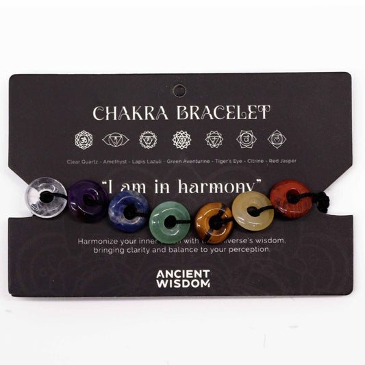 Chakra String Bracelet - Mini Donuts - Luna Panther alternate view