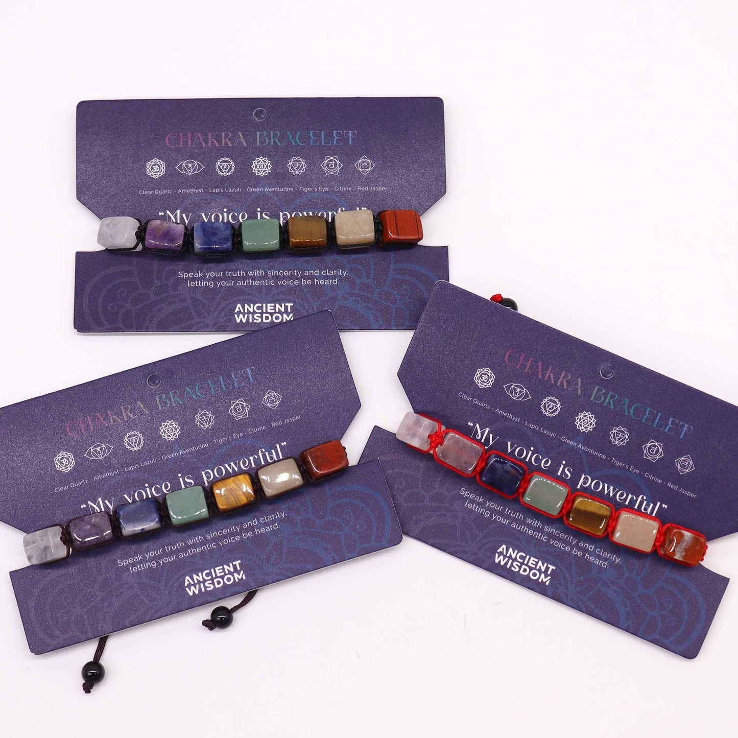 Chakra String Bracelet - Tumble Stones - Luna Panther