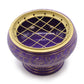 Chakra Tall Charcoal Incense Jar - Crown - Luna Panther