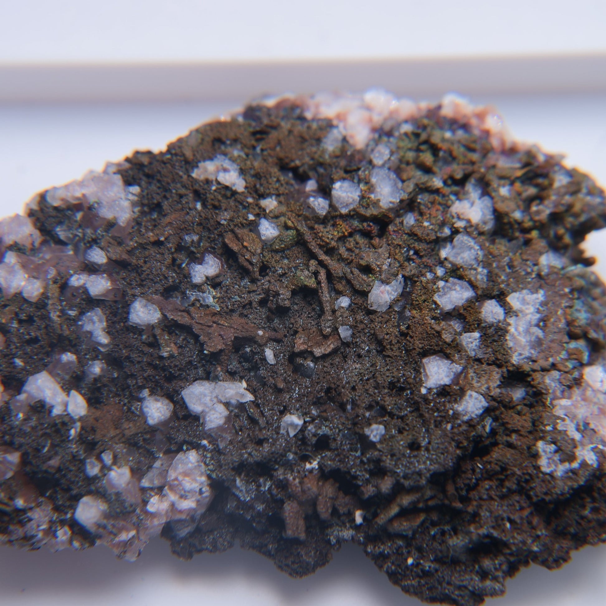 Chalcopyrite from Judkins Quarry, Nuneaton, Warwickshire - 12.84g — minerals, image 8 of 13.