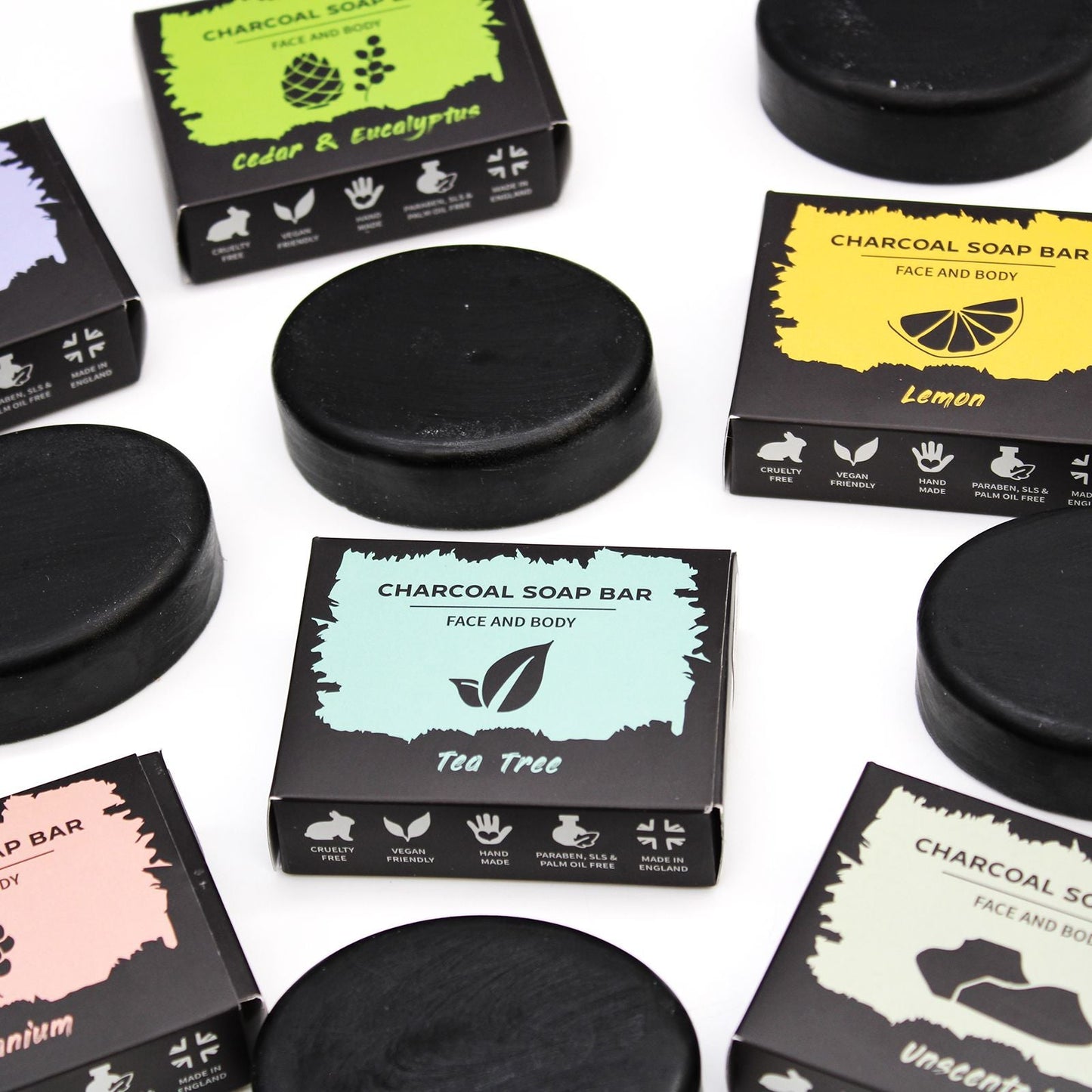 Charcoal Soap 85 g – Lemon - Luna Panther