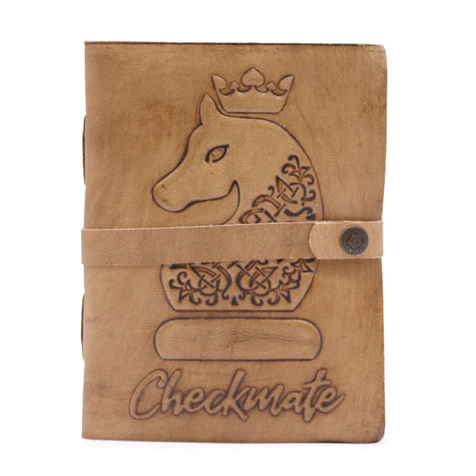 Checkmate Book - Light Tan - 200 pages deckle - edged - 20x15cm - Luna Panther