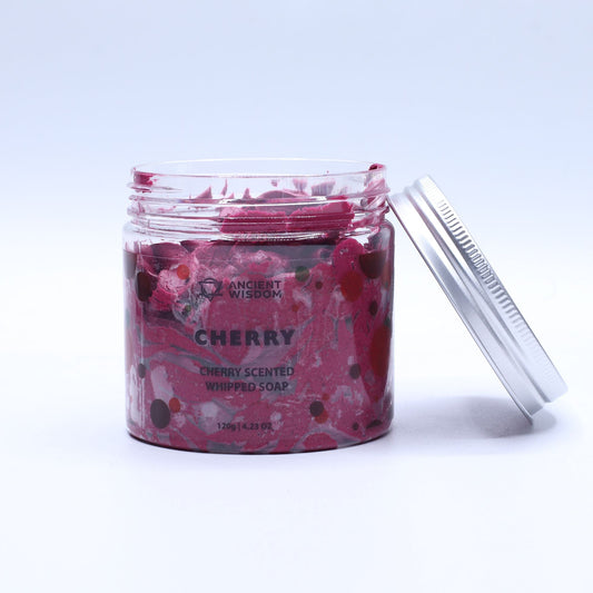 Cherry Whipped Soap 120 g — bath & body, image 1 of 4.